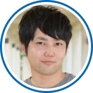 20代男性利用者の顔写真。